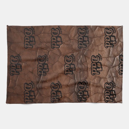 No.1 Dad-Leather Look キッチンタオル (横)