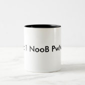 No.1 NooB PwNeR ツートーンマグカップ (中央)