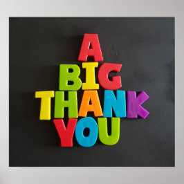 No: 202 TFDGからのBIG THANK YOUポスター ポスター