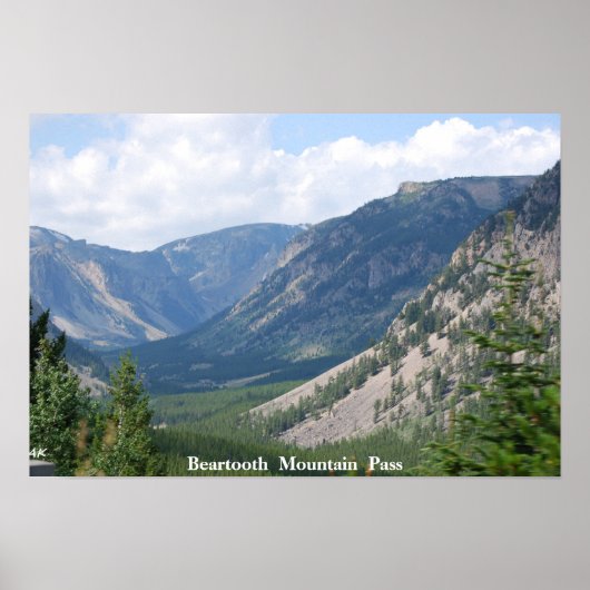 No 33 - DSC, H-27 - Beartooth Mountain Pass,アルパイン ポスター (正面)