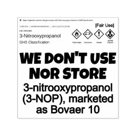 NO 3-NOP by RoseWrites Self Inking Rubber Stamp セルフインキングスタンプ