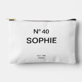 No 40 French Chic 40th Birthday Party アクセサリーポーチ (正面)