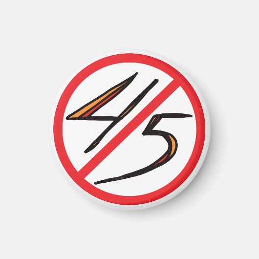 NO 45マグネット マグネット (正面)