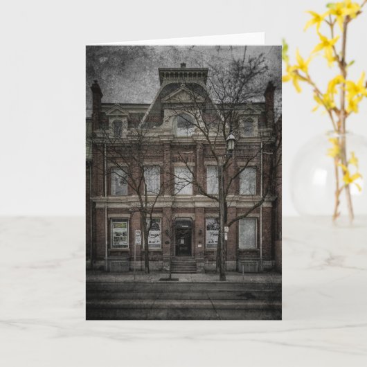 No 496 Queen St E 2 Old Film Version カード (黄色い花)