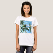 No. 50 Aloha Hawaii Palm Island Paradise Tシャツ (正面フル)