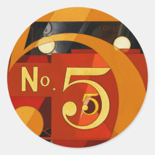 No 5 -姿5 in金ゴールドby Demuth ラウンドシール