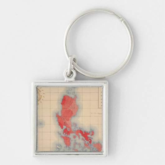 No 6配布テンプレートシンボルや象徴 キーホルダー (正面)