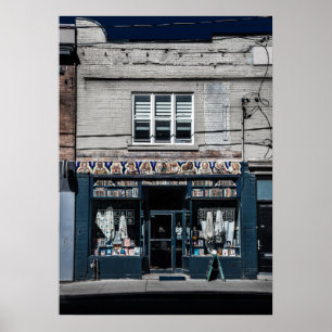 No 914 Queen St E 2カラーバージョン ポスター