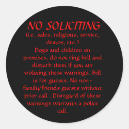 NO ADCINGステッカー（黒） ラウンドシール