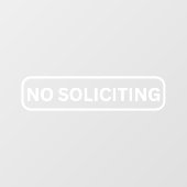 No Adguting Storefrontデカール ウィンドウサイン (シート)