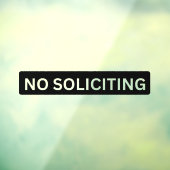 No Adguting Storefrontデカール ウィンドウサイン (シート3)