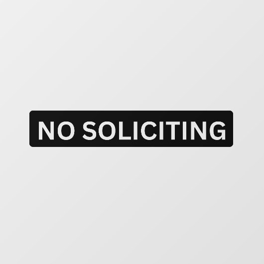 No Adguting Storefrontデカール ウィンドウサイン (シート)