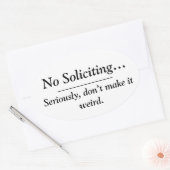 No Advoting 4 Packシール 楕円形シール (封筒)