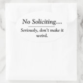 No Advoting 4 Packシール 楕円形シール (バッグ)