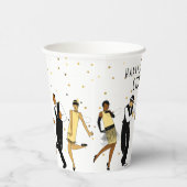 NO AGEアールデコ/素晴らしギャツビー/1920s誕生日パーティー 紙コップ (右)