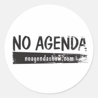 No-Agenda-Name-レトロのシール ラウンドシール