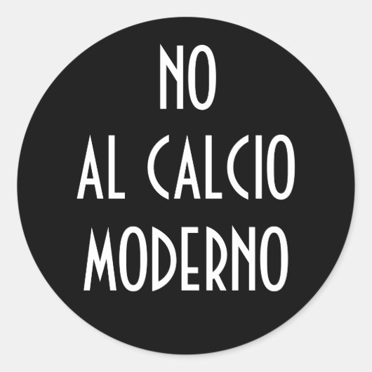 NO ALカルシオMODERNOシール ラウンドシール (正面)
