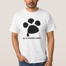 NO AL MALTRATO ANIMAL Tシャツ