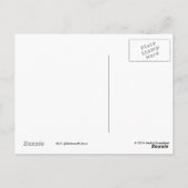 No Alibis – 人種差別について子供たちを教育する ポストカード (裏面)