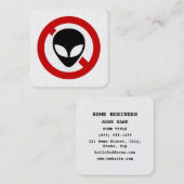 NO ALIENS スクエア名刺 (正面/裏面)