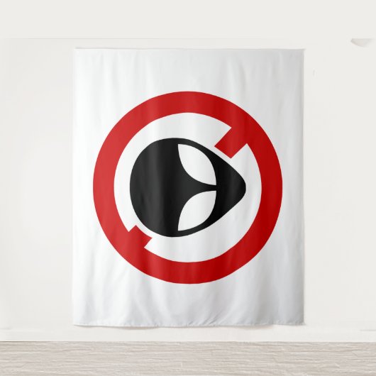 NO ALIENS タペストリー (正面)