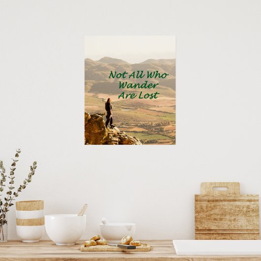 No All Who Wander Are Lost Posters ポスター (キッチン)