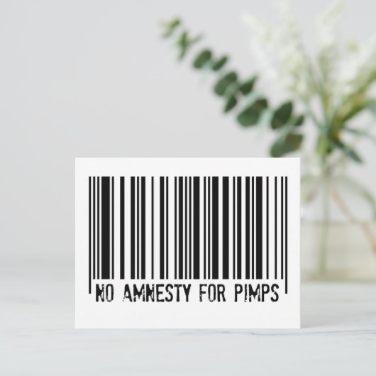No Amenty For売春あっせん業者 – はがき (スタンド正面)