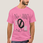 no ammo noおもしろい tシャツ (正面)