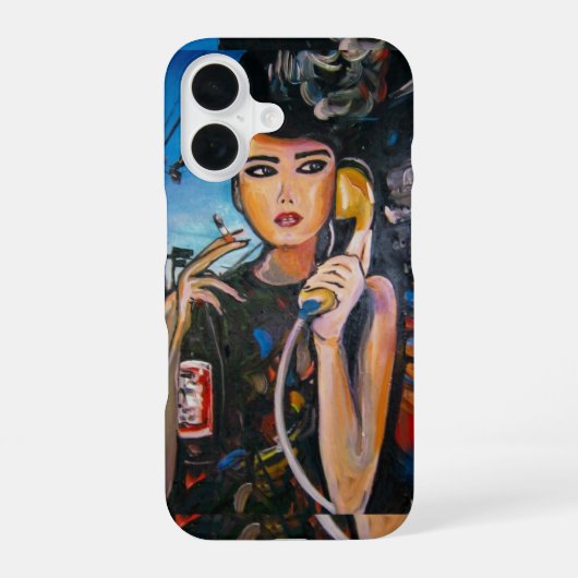 No Answer iPhone 16ケース (裏面)