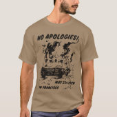 No Apologies gift Tシャツ (正面)