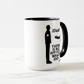 「NO APP 4 iDAD」マグカップ マグカップ (正面右)
