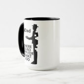 「NO APP 4 iDAD」マグカップ マグカップ (正面左)