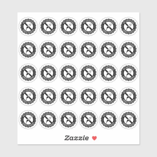 No Artificial Sweeteners Mini Food Packaging Label シール (シート)