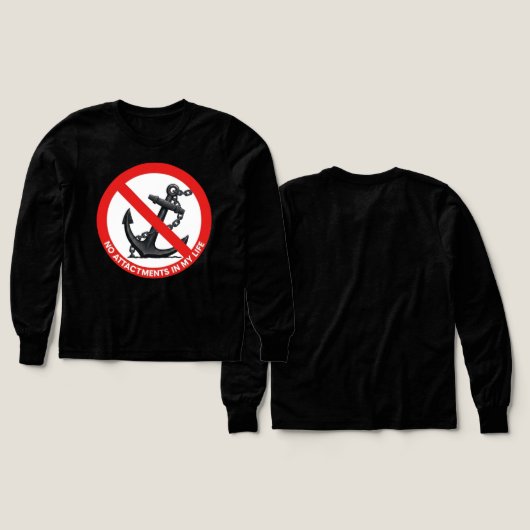 No attachments in my life (デザイン 正面＆背面)