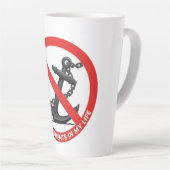 No attachments in my life カフェラテマグ (右アングル)