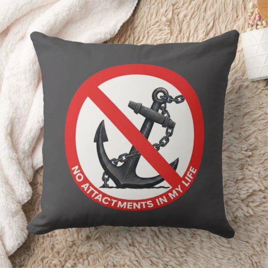 No attachments in my life クッション (ブランケット)