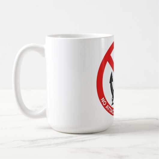 No attachments in my life コーヒーマグカップ (左)