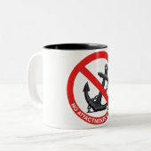 No attachments in my life ツートーンマグカップ (正面左)