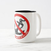 No attachments in my life ツートーンマグカップ (正面右)