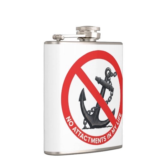 No attachments in my life フラスク (右)