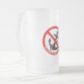 No attachments in my life フロストグラスビールジョッキ (正面左)