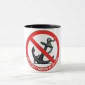 No attachments in my life マグカップ (中央)