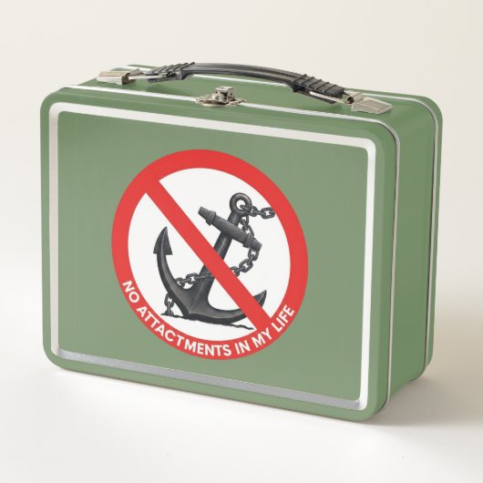 No attachments in my life メタルランチボックス (正面)