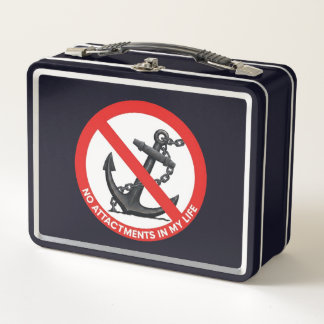 No attachments in my life メタルランチボックス