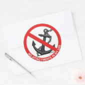 No attachments in my life ラウンドシール (封筒)