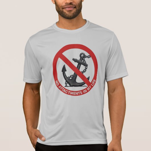 No attachments in my life tシャツ (正面)