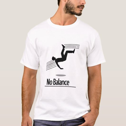 No Balance – 落下する技術 Tシャツ (正面)