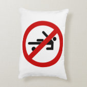 NO Ball Games ⚠タイパークサイン⚠ アクセントクッション (裏面(縦))
