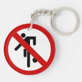 NO Ball Games ⚠タイパークサイン⚠ キーホルダー (裏面)