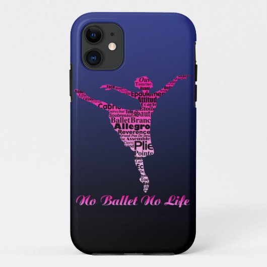 No Ballet No Life 2 Case-Mate iPhoneケース (裏面)
